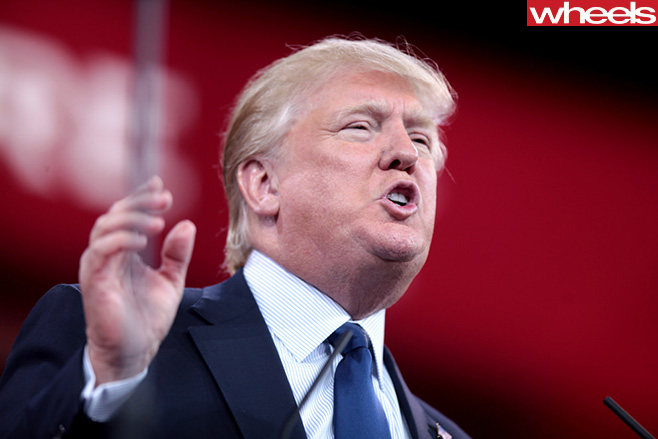 US-President -Donald -Trump -speaking