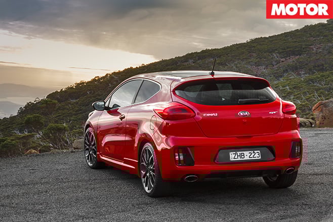 Kia ProCeed GT rear