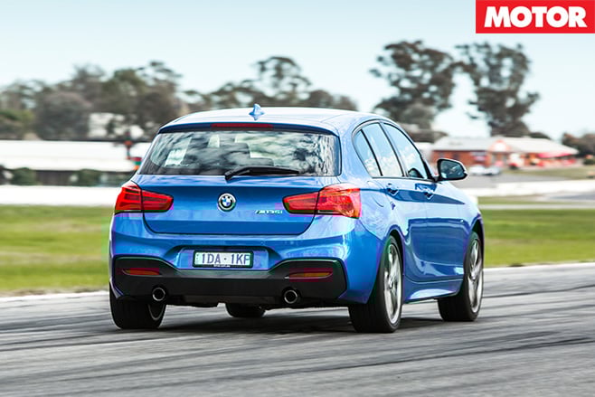 BMW M135i rear