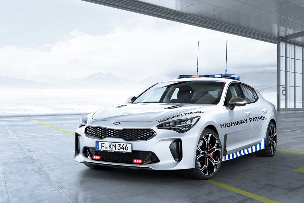Kia Stinger GT Highway Patrol car