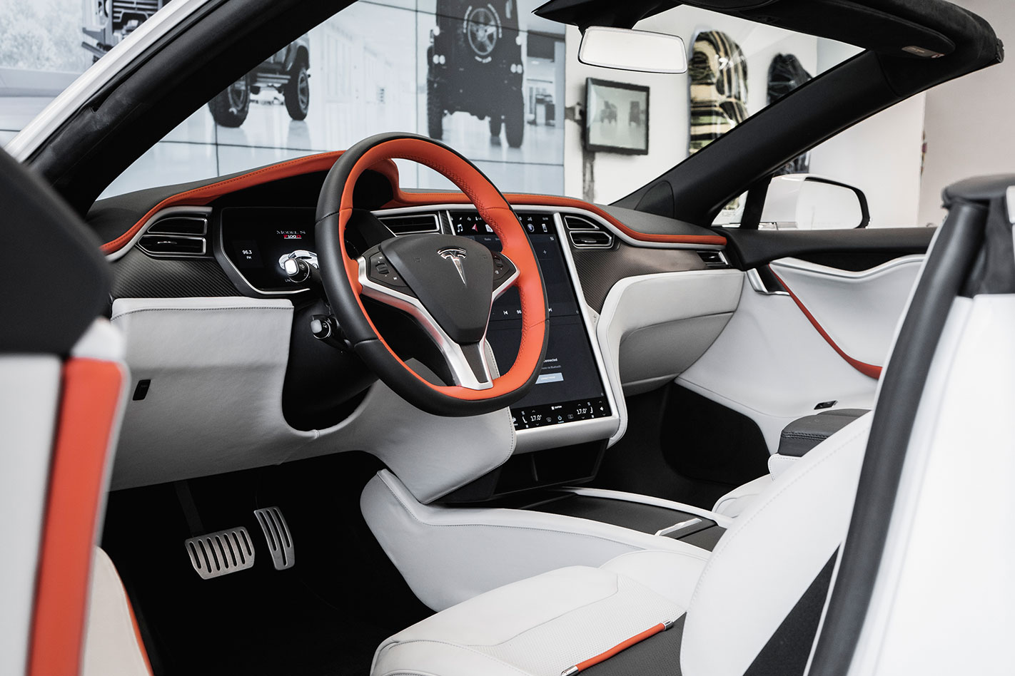 Ares design Tesla Model S convertible