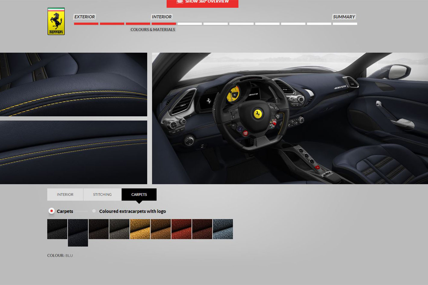 Build your own Ferrari 488 dash