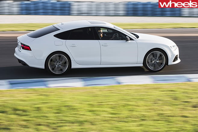 Audi -RS7-front -top -side