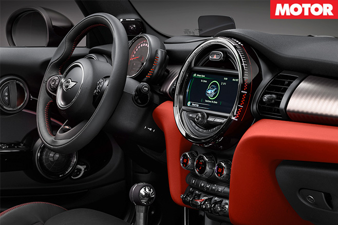 Mini jcw convertible dashboard