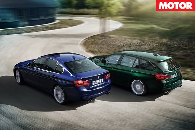 BMW Alpina cars racing rear