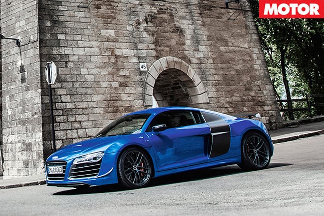 Audi R8 LMX side