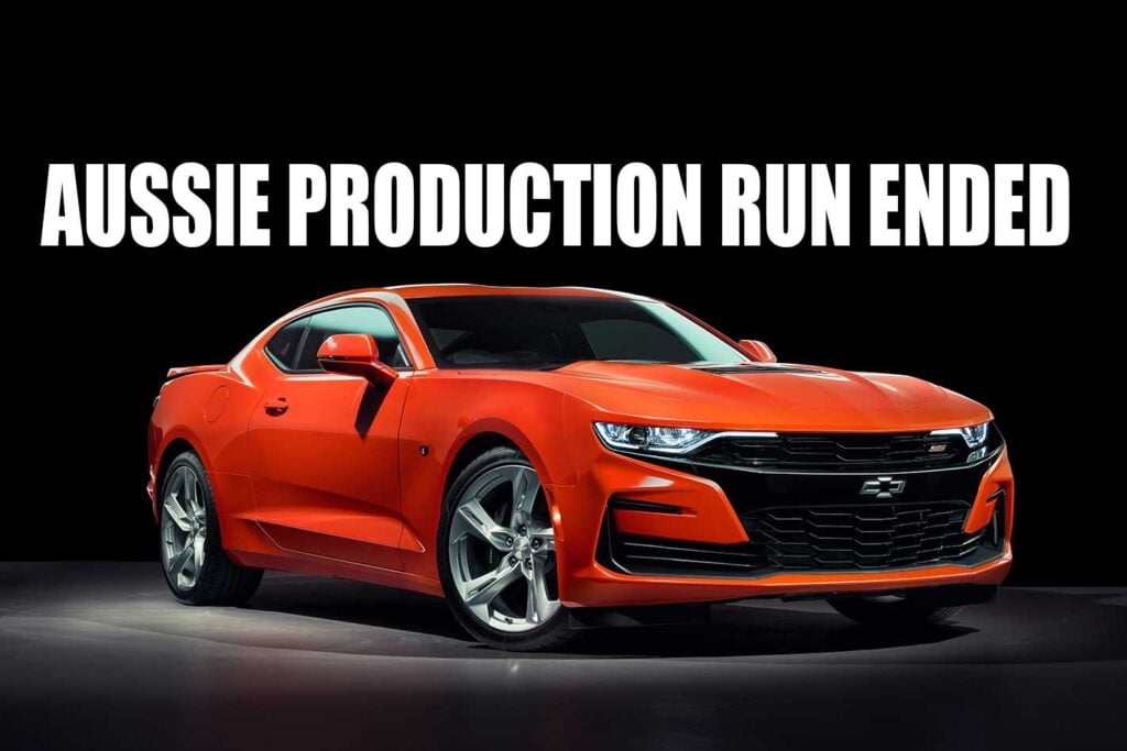 Australian Chevrolet Camaro 2SS production ends