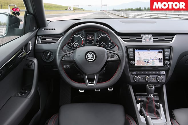 Skoda Octavia RS230 interior