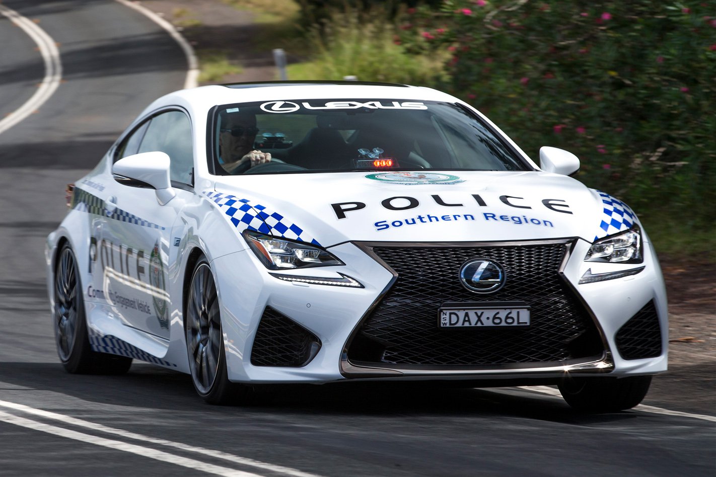 Lexus RC-F police
