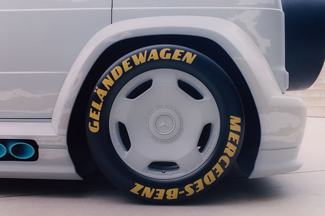 Virgil Abloh Mercedes Project Gelandewagen wheels