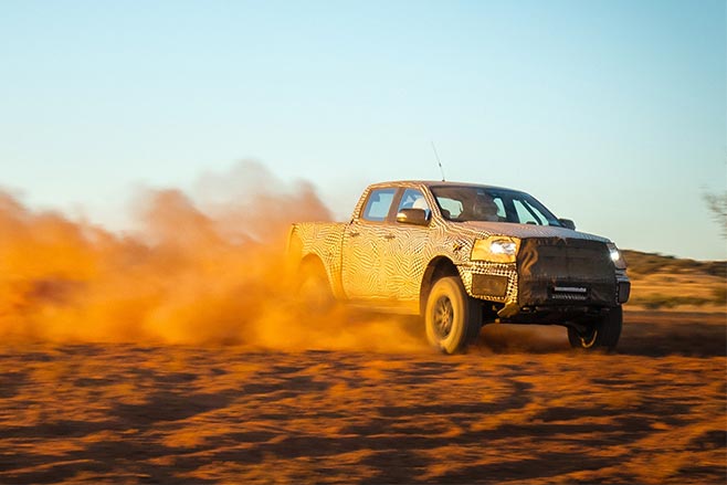 Ford Ranger Raptor drift