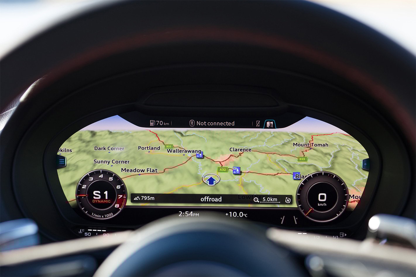 2017 Audi RS3 Sedan virtual cockpit