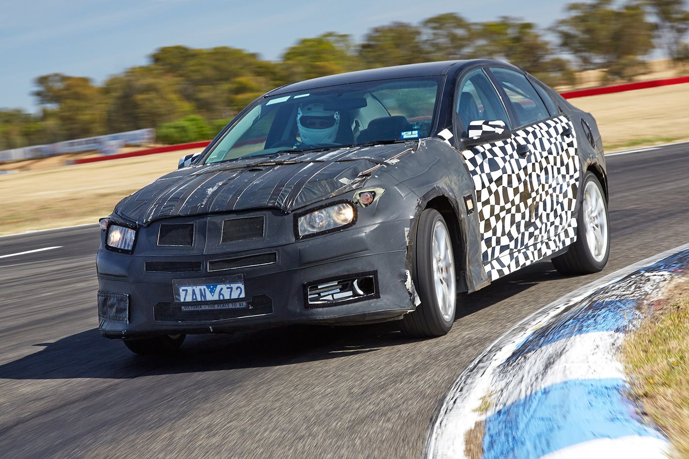 Disguised Holden being tested