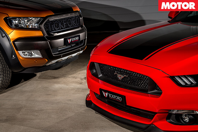 Tickford Mustang and Ranger