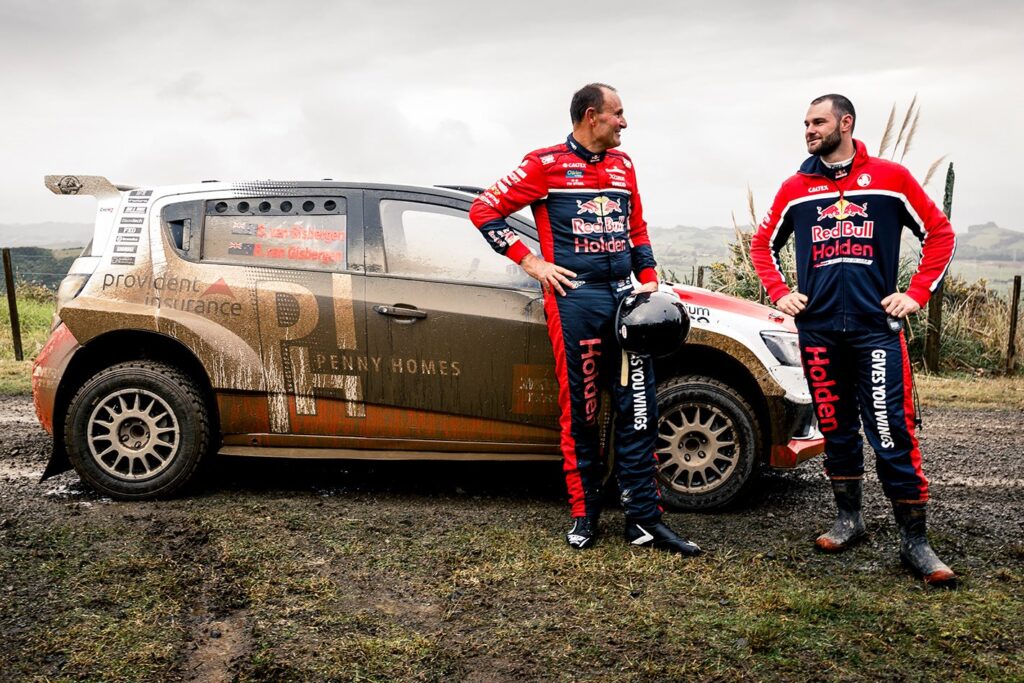Shane van Gisbergen battles his dad on tarmac and dirt