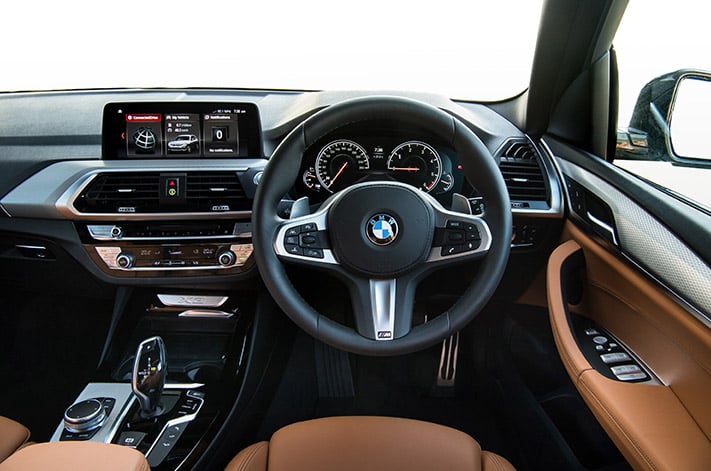 2018 BMW X3 interior