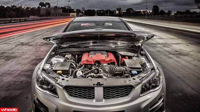 Australia’s fastest and most powerful car, the HSV GTS, has been thumped by Germany’s equivalent of the super-sedan – the Mercedes-Benz E63 S AMG.