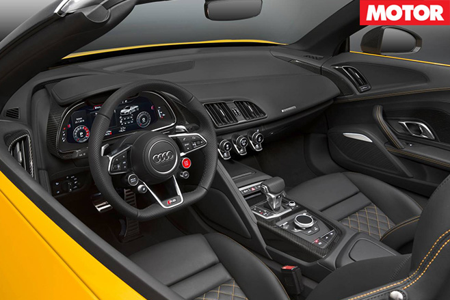 Audi R8 Spyder interior