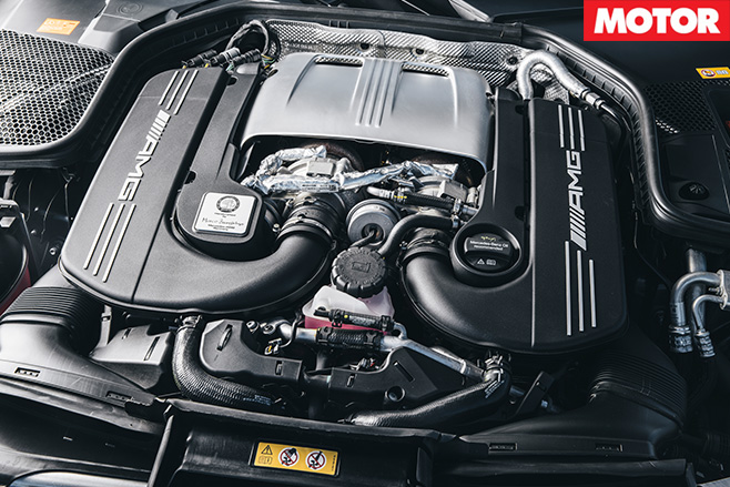2016 Mercedes-AMG C63 S Coupe engine