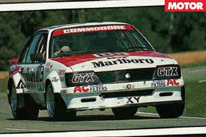 Peter Brock’s VH 05 driving