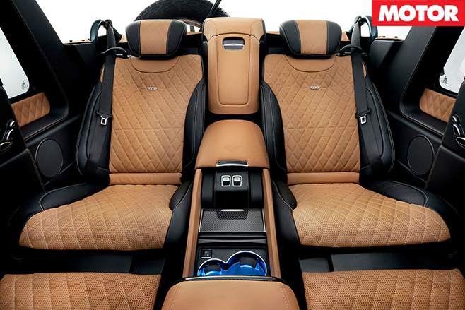 Mercedes-Maybach G650 Landaulet rear seats
