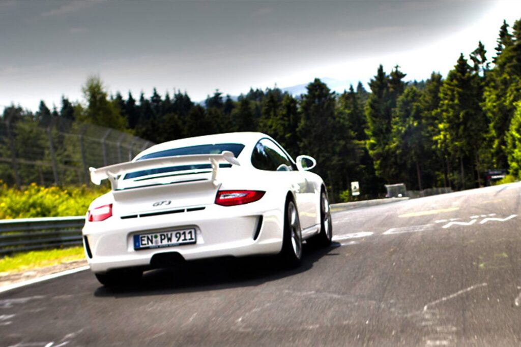 Porsche GT3 around Nurburgring