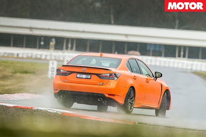 Lexus GS-F rear