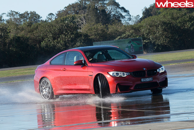 BMW M4 drifting
