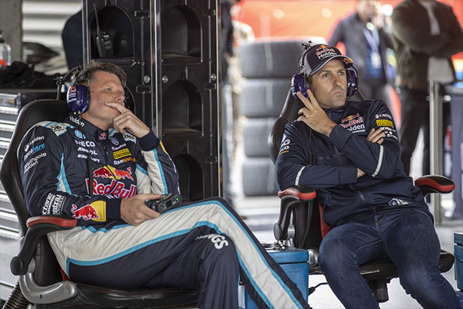 Garth Tander and Jamie Whincup