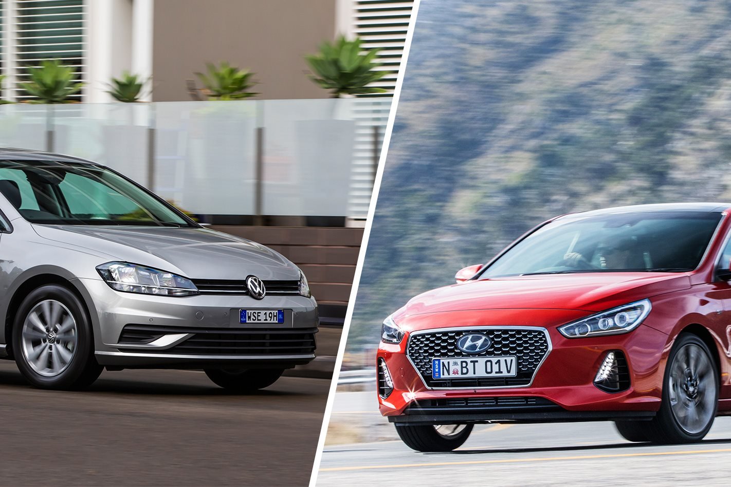 Head to head: Volkswagen Golf 110TSI Highline vs Hyundai i30 SR
