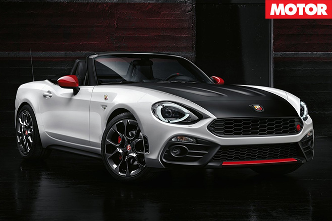 Fiat 124 Abarth Spider front