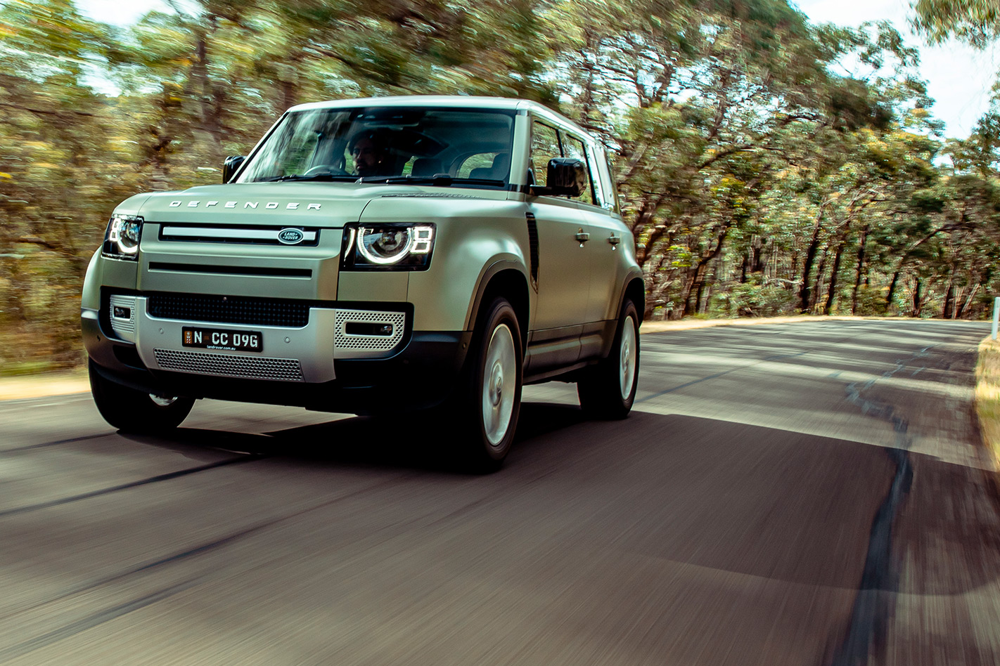 2021 Land Rover Defender drive road