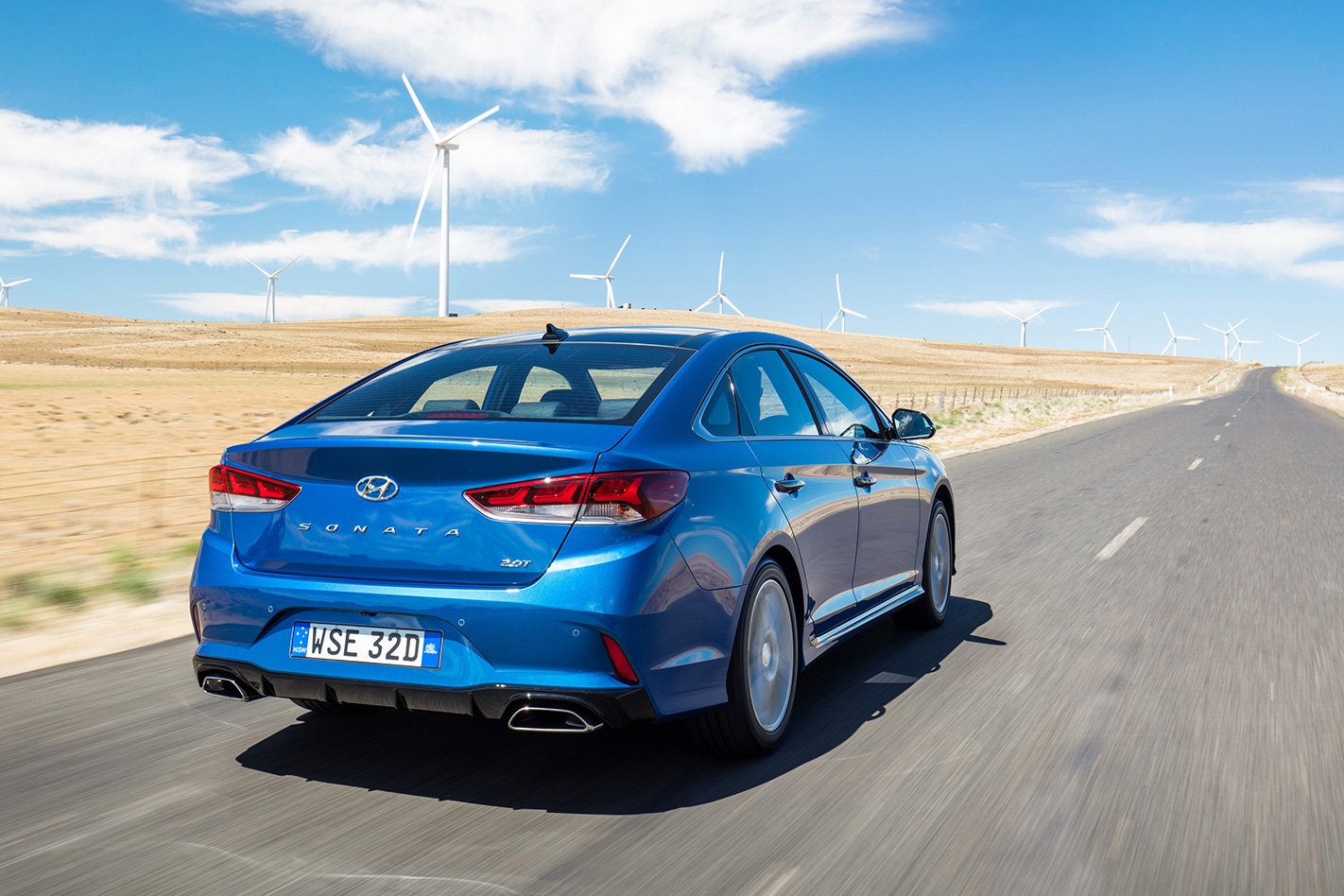 2018 Hyundai Sonata rear