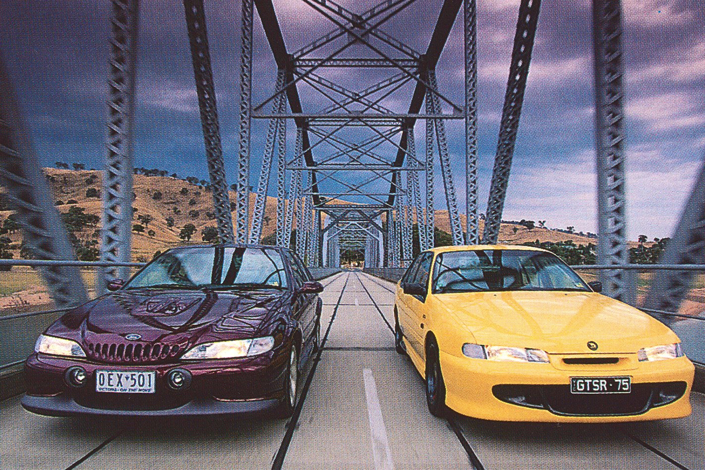 Ford Falcon GT and Holden GTS-R