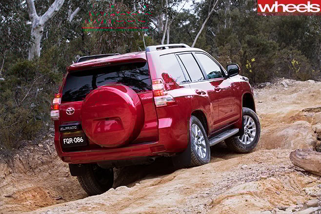 Toyota -prado -rock -climbing