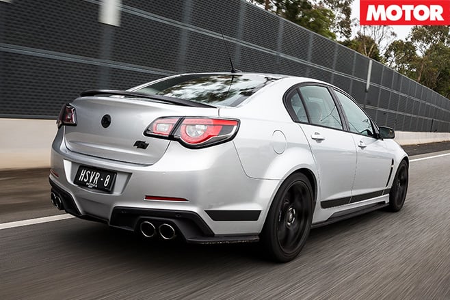 2016 HSV Clubsport R8 SV Black rear