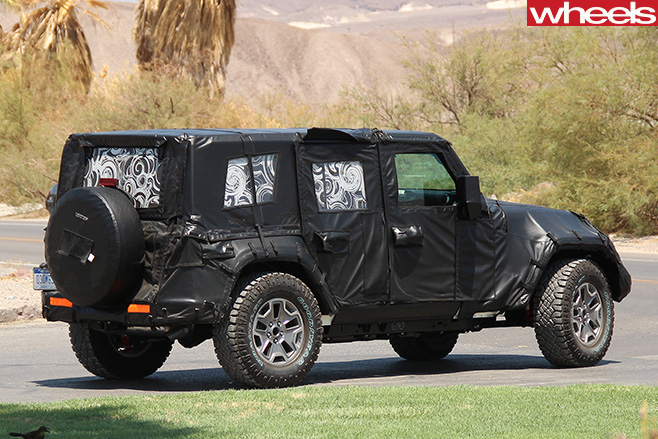 Jeep -Wrangler -four -door -rear -side