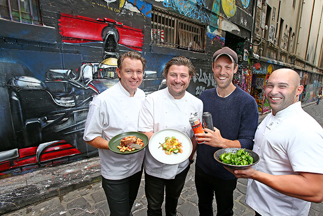 Matt McConnell, Scott Pickett, Cam Scale and Shane Delia