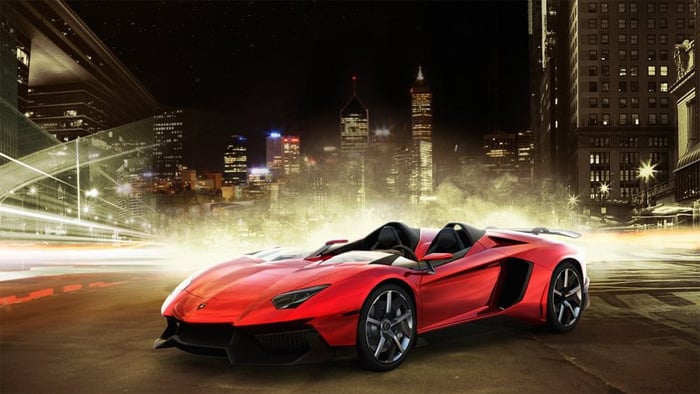 Lamborghini reveal open-top Aventador J at Geneva