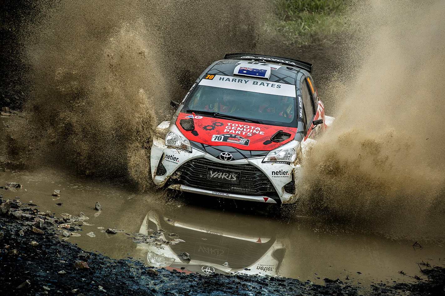 2017 Toyota Yaris AP4 watercrossing
