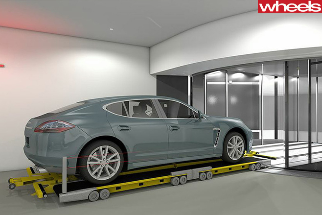 Porsche apartments take car loving to new heights
