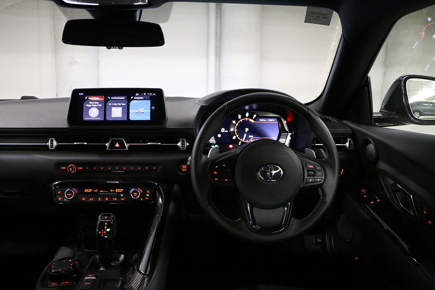 Toyota Supra cabin
