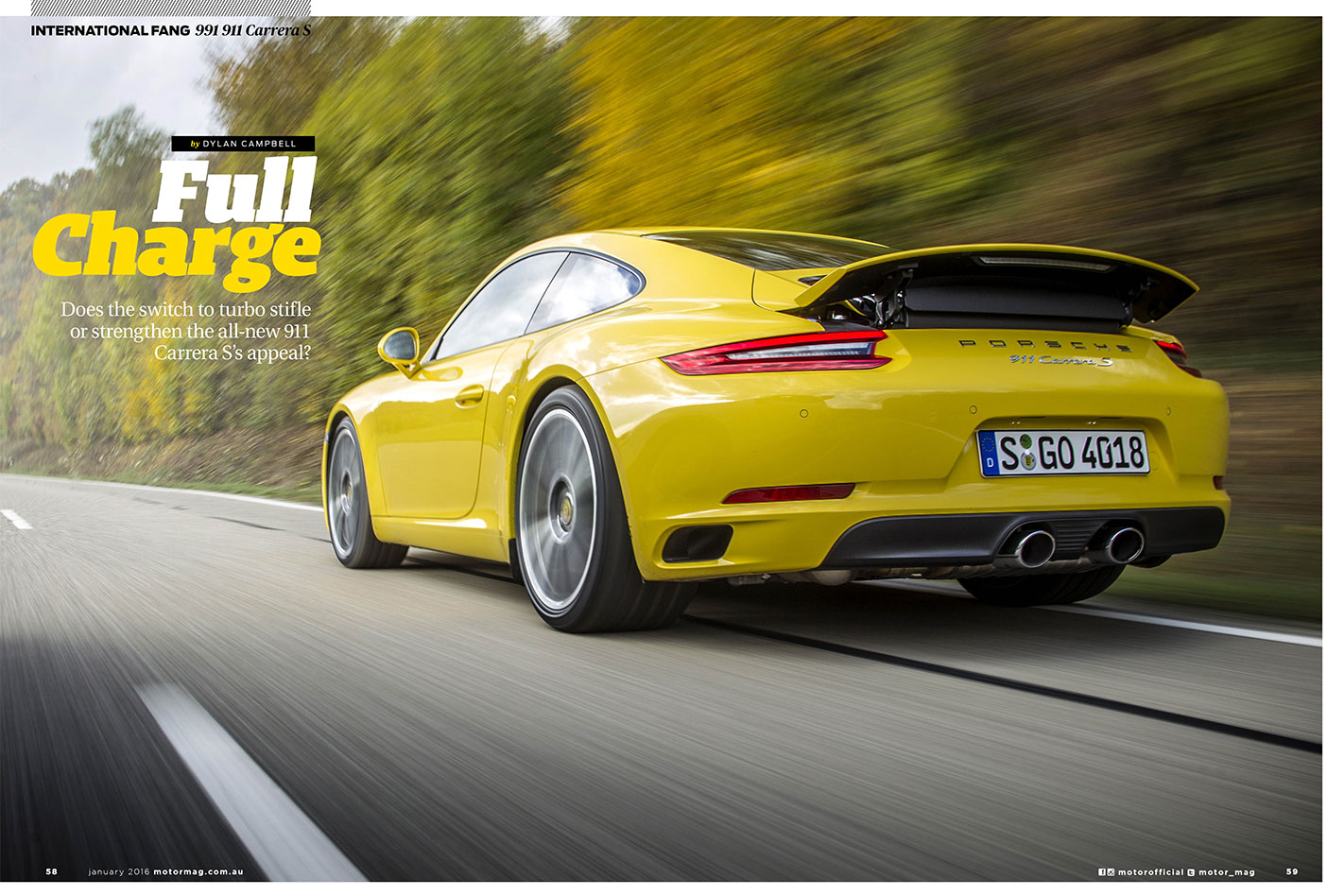 MOTOR-February -2016-Porsche -991-Carrera