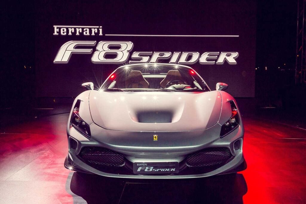 Ferrari F8 Spider pricing specs