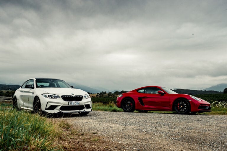 2021 BMW M2 CS vs Porsche Cayman GTS 4.0 comparison