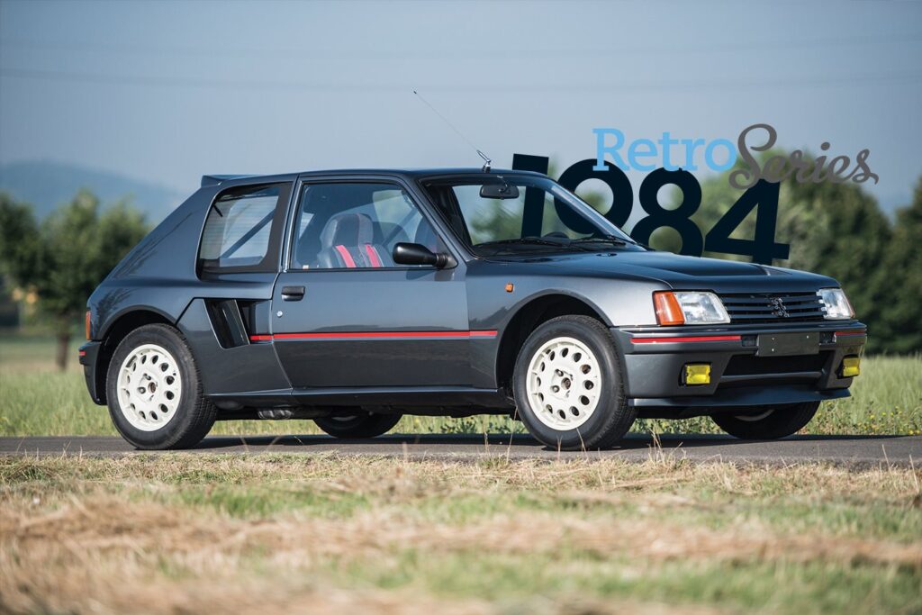 Retro 1984 Peugeot 205 Turbo 16