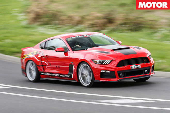 Roush R627 driving fast