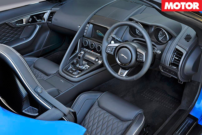 Jaguar F-Type Project 7 interior -2