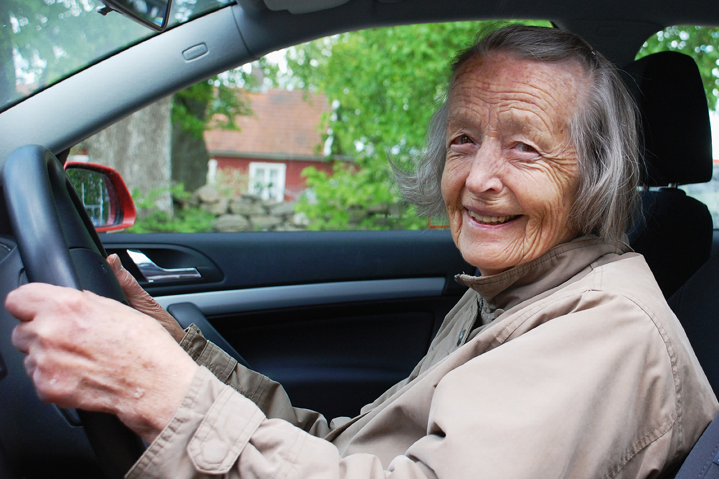 Old lady driver