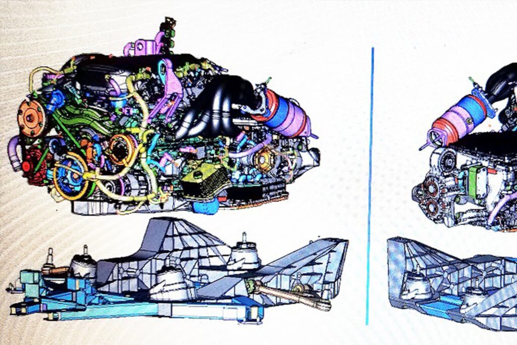 Mid-engine Corvette powertrain leaked in revealing CAD images